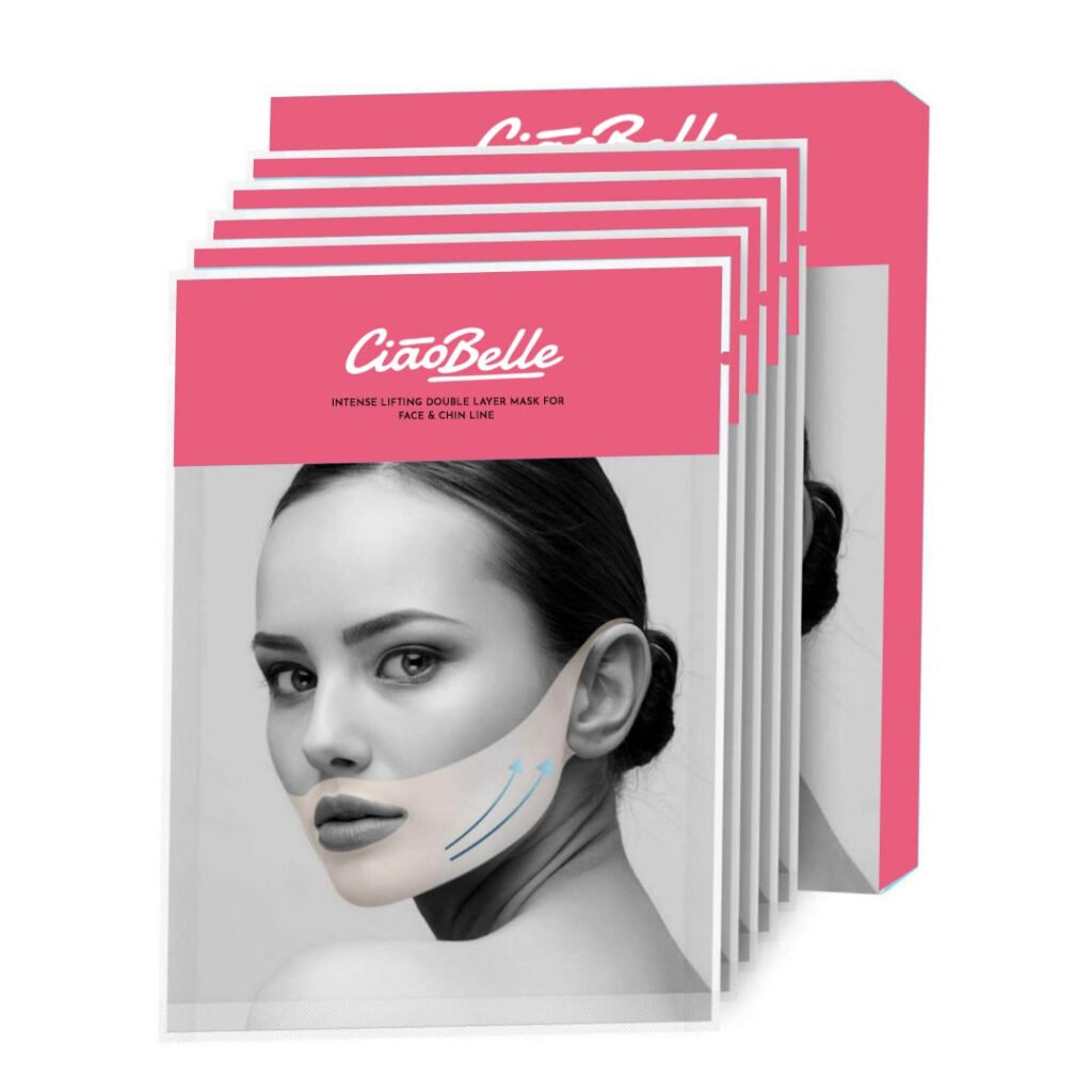 ciaobelle double chin face mask (pack)